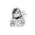 Apologetic Character Sticker by; in3e sketch — 'I'm Sorry'  Kiss-Cut Vinyl Decal